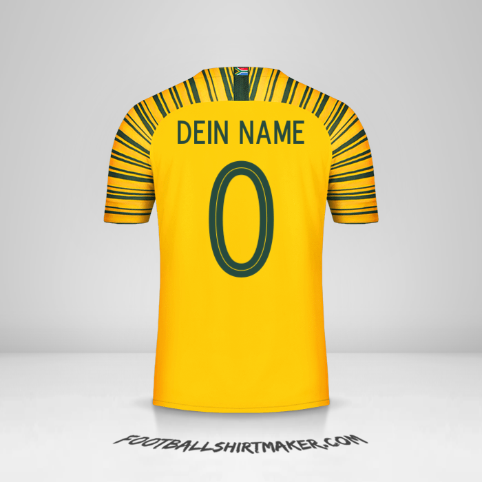 Trikot Südafrika 2018/19 -  dein name - 0