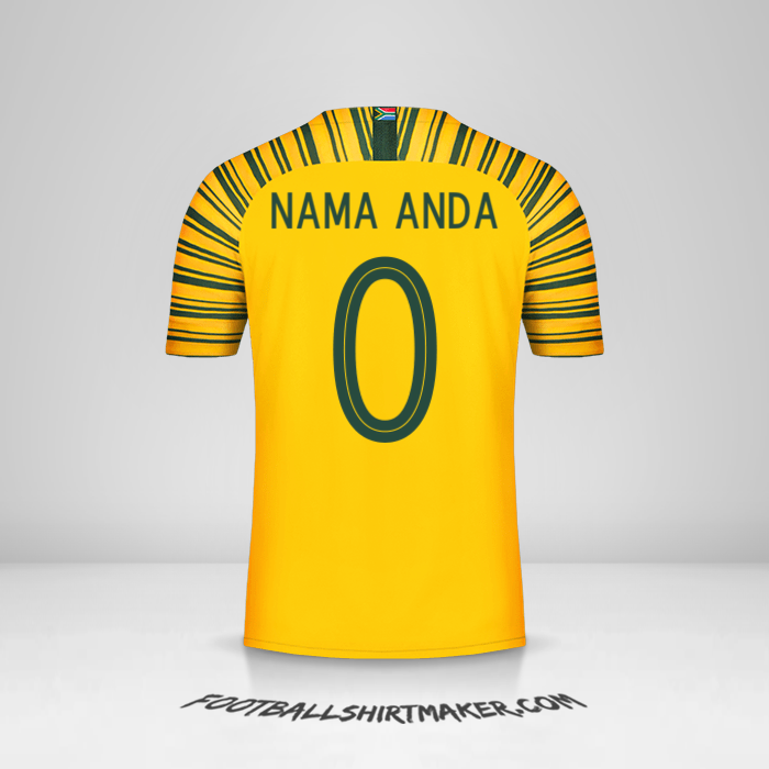 Jersey Afrika Selatan 2018/19 -  nama anda - 0