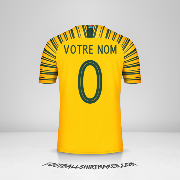 Maillot Afrique du Sud 2018/19 -  votre nom - 0