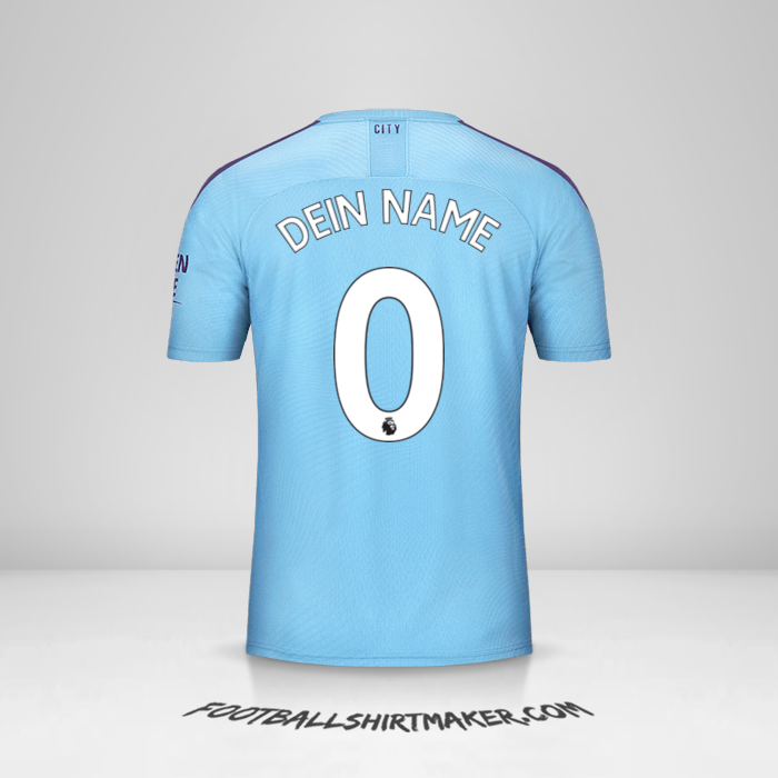 Trikot Manchester City 2019/20 -  dein name - 0