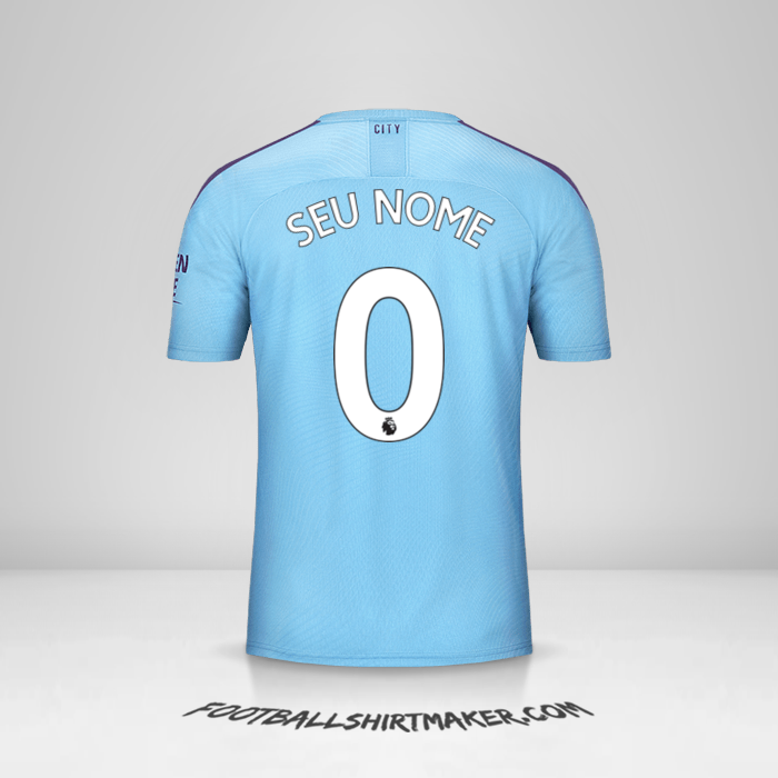 Camisa Manchester City 2019/20 -  seu nome - 0