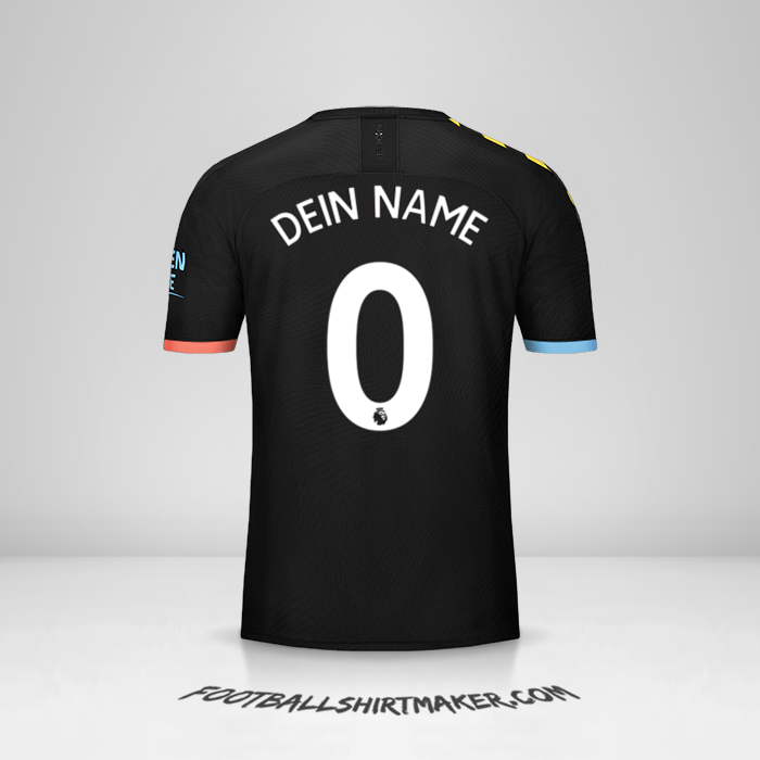 Trikot Manchester City 2019/20 II -  dein name - 0