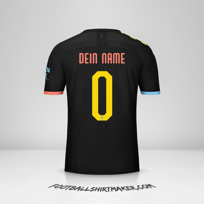 Trikot Manchester City 2019/20 Cup II -  dein name - 0