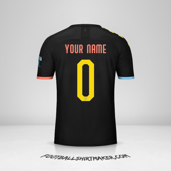 Manchester City 2019/20 Cup II shirt number 0 your name