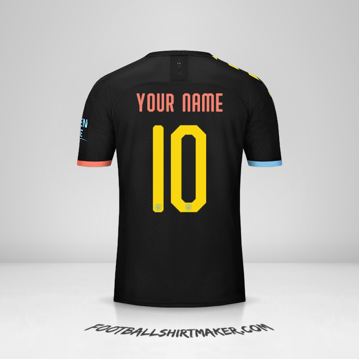 Manchester City 2019/20 Cup II shirt number 10 your name