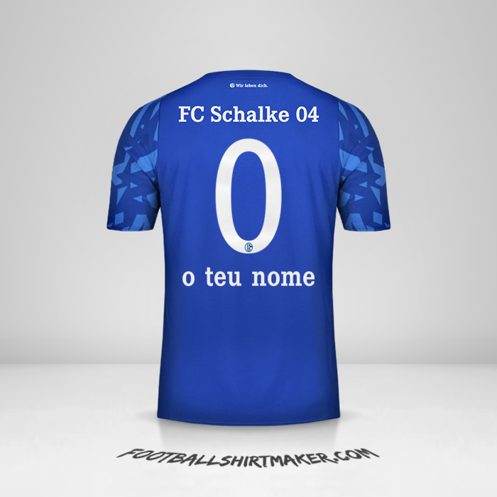 Camisola Schalke 04 2019/20 -  o teu nome - 0