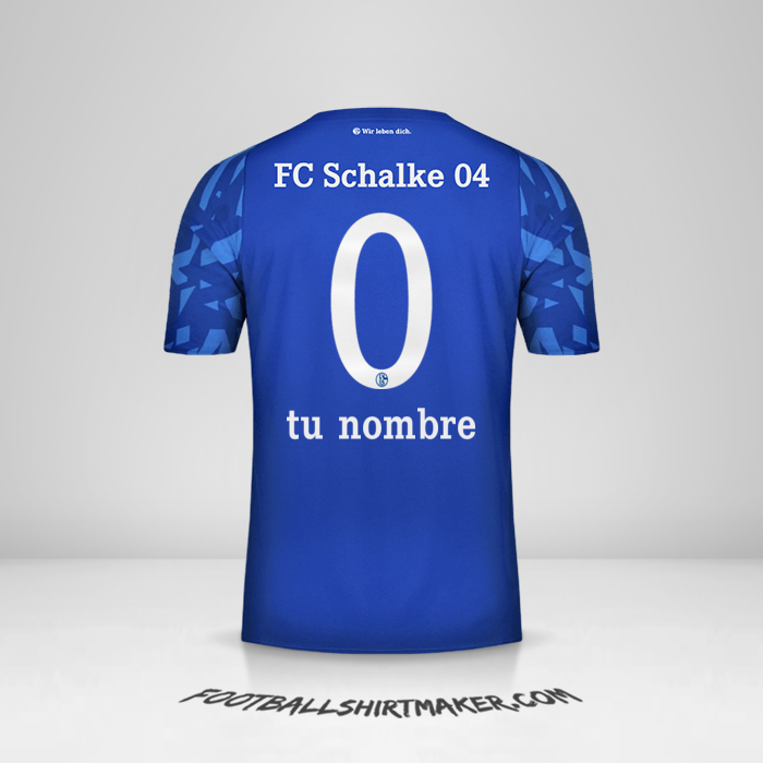 Camiseta Schalke 04 2019/20 -  tu nombre - 0