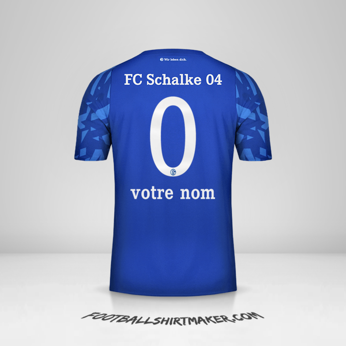 Maillot Schalke 04 2019/20 -  votre nom - 0