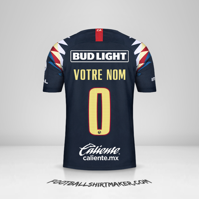 Maillot Club America 2019/20 II -  votre nom - 0