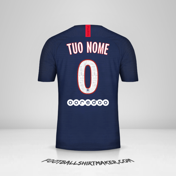 Maglia Paris Saint Germain 2019/20 -  tuo nome - 0