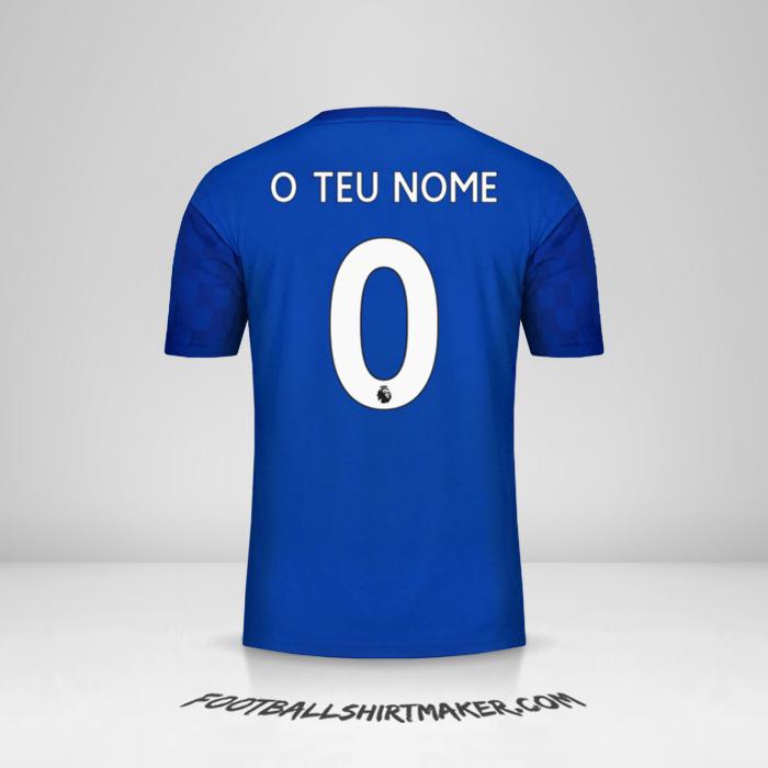 Camisola Leicester City FC 2019/20 -  o teu nome - 0