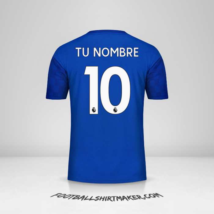 Jersey Leicester City FC 2019/20 número 10 tu nombre