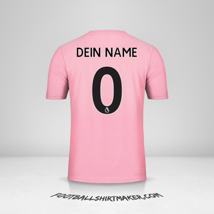 Trikot Leicester City FC 2019/20 II Pink -  dein name - 0