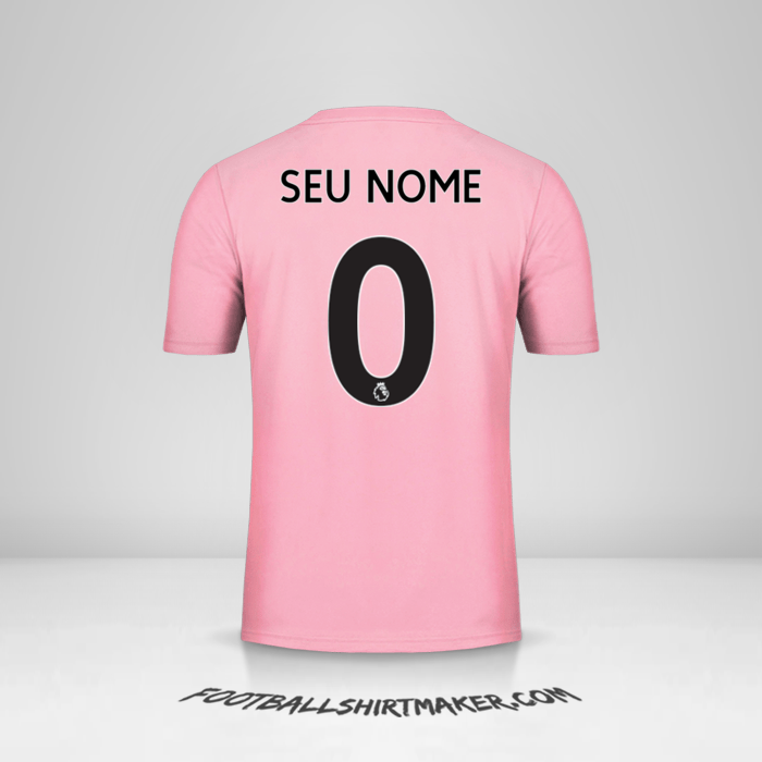 Camisa Leicester City FC 2019/20 II Pink -  seu nome - 0