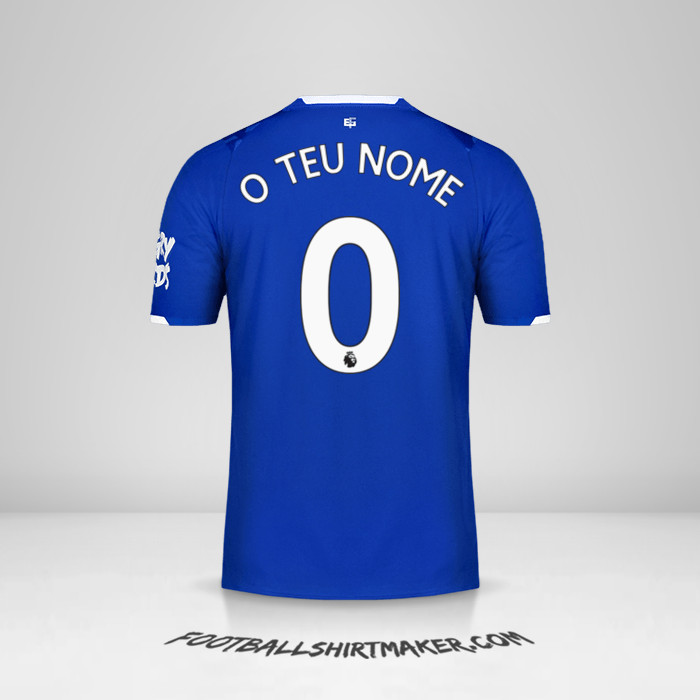 Camisola Everton FC 2019/20 -  o teu nome - 0