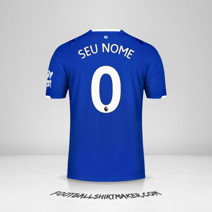 Camisa Everton FC 2019/20 -  seu nome - 0