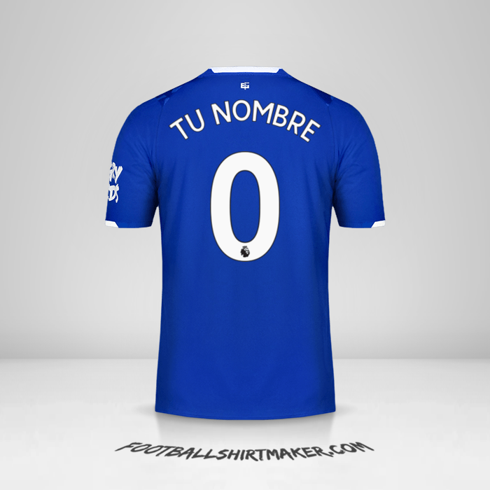 Jersey Everton FC 2019/20 -  tu nombre - 0