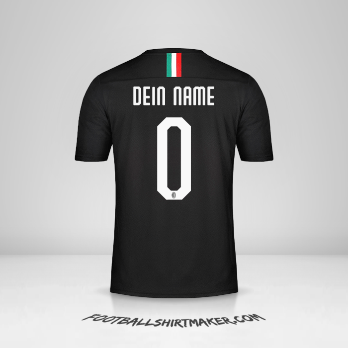 Trikot AC Milan 2019/20 III -  dein name - 0