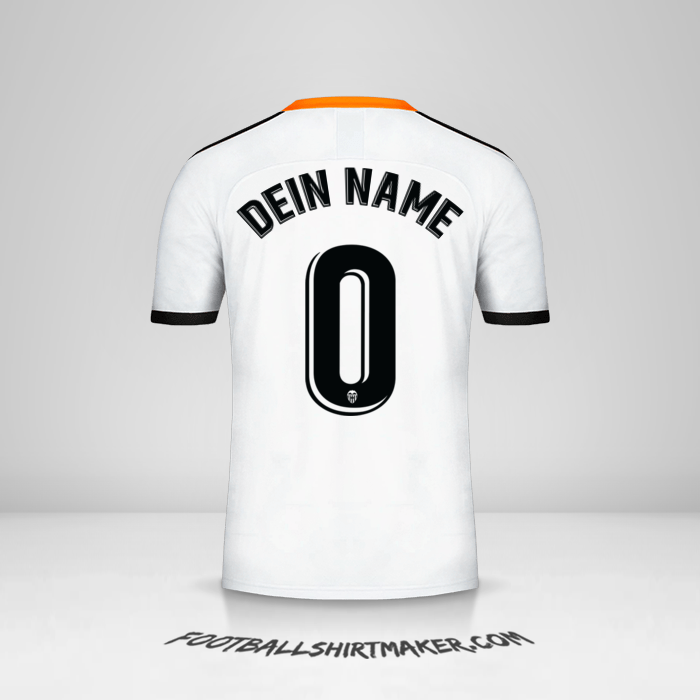 Trikot Valencia CF 2019/20 -  dein name - 0