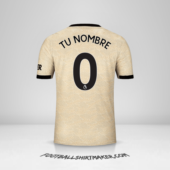 Camiseta Manchester United 2019/20 II -  tu nombre - 0