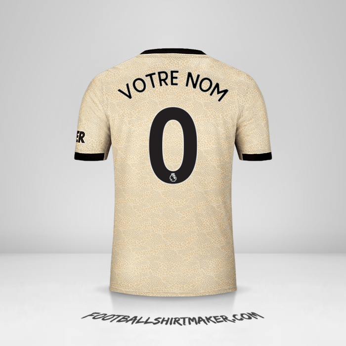 Maillot Manchester United 2019/20 II -  votre nom - 0