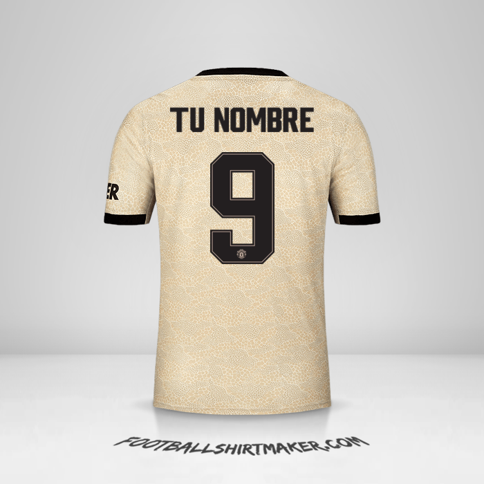 Camiseta Manchester United 2019/20 Cup II número 9 tu nombre