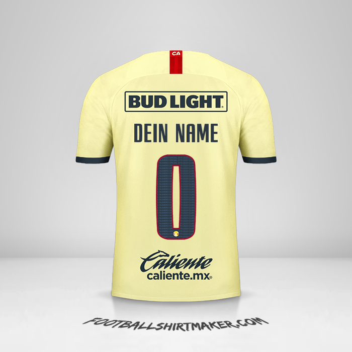 Trikot Club America 2019/20 -  dein name - 0