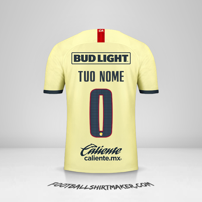 Maglia Club America 2019/20 -  tuo nome - 0