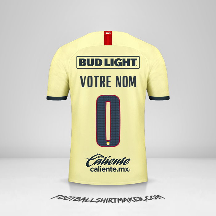 Maillot Club America 2019/20 -  votre nom - 0