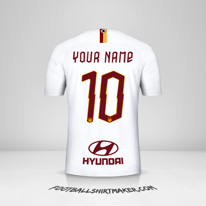 AS Roma 2019/20 II jersey number 10 your name