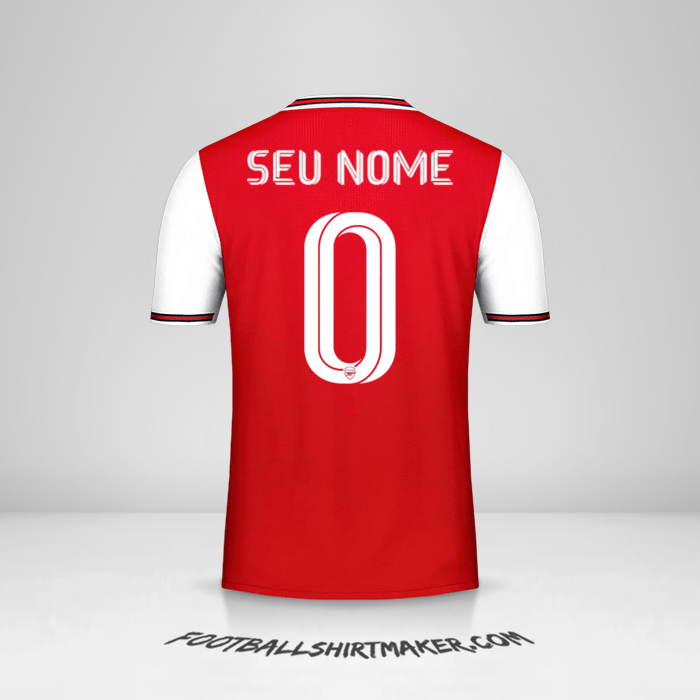 Camisa Arsenal 2019/20 Cup -  seu nome - 0