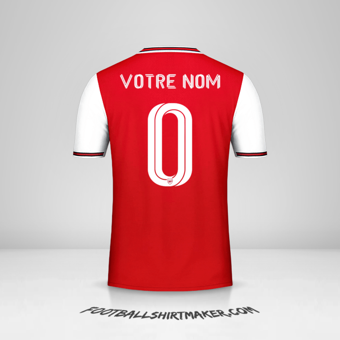 Maillot Arsenal 2019/20 Cup -  votre nom - 0