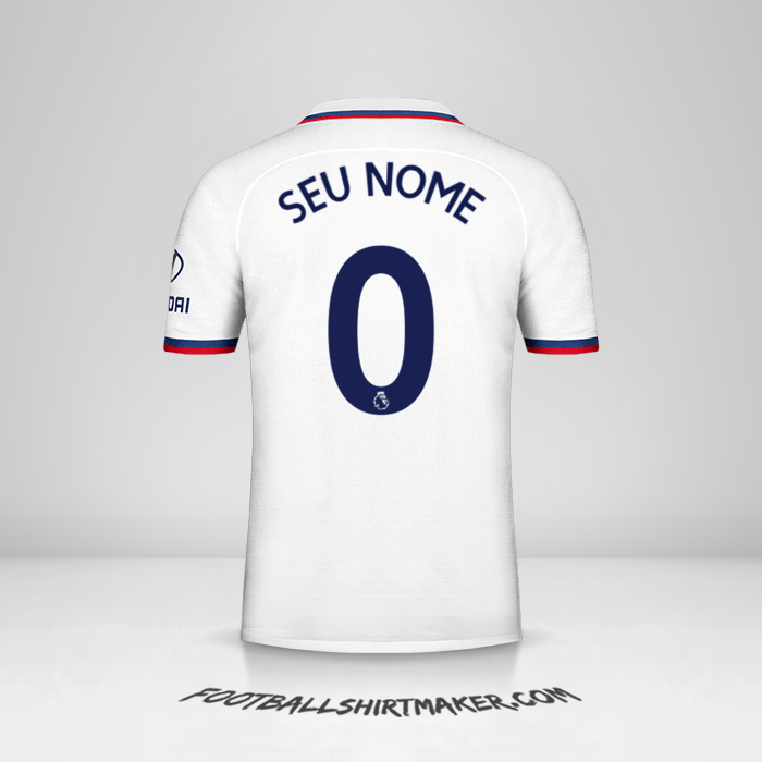 Camisa Chelsea 2019/20 II -  seu nome - 0