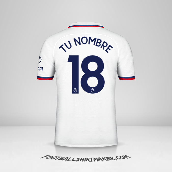 Jersey Chelsea 2019/20 II número 18 tu nombre