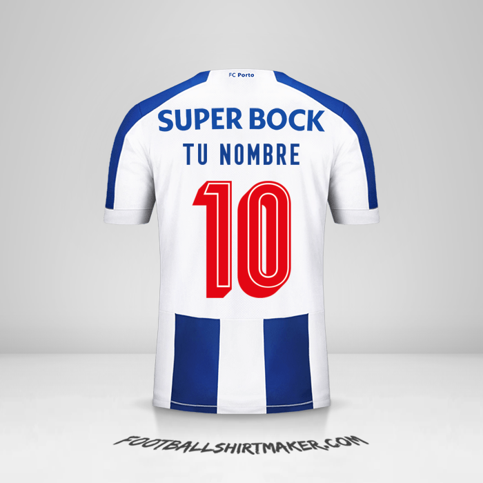 Jersey FC Porto 2019/20 Cup número 10 tu nombre