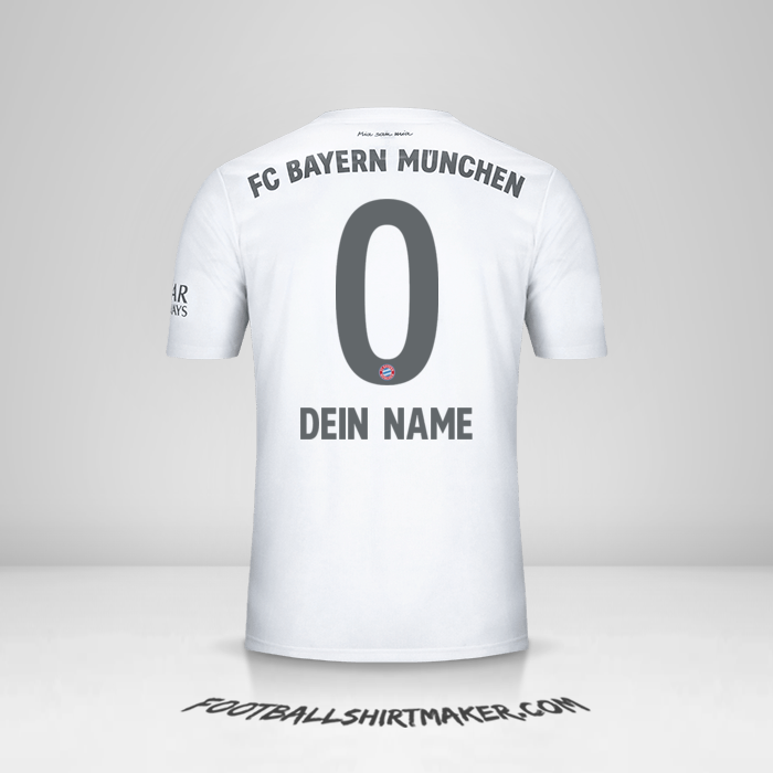 Trikot FC Bayern Munchen 2019/20 II -  dein name - 0