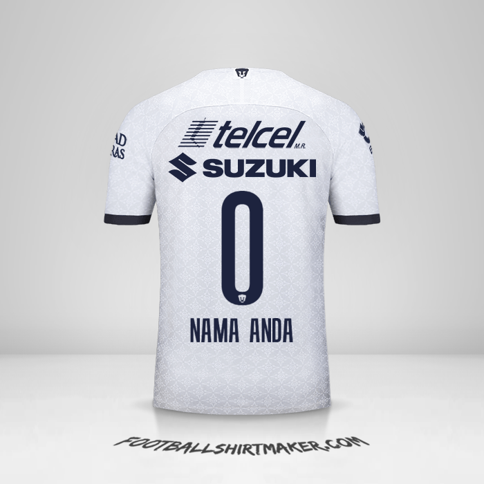 Jersey Pumas UNAM 2019/20 -  nama anda - 0