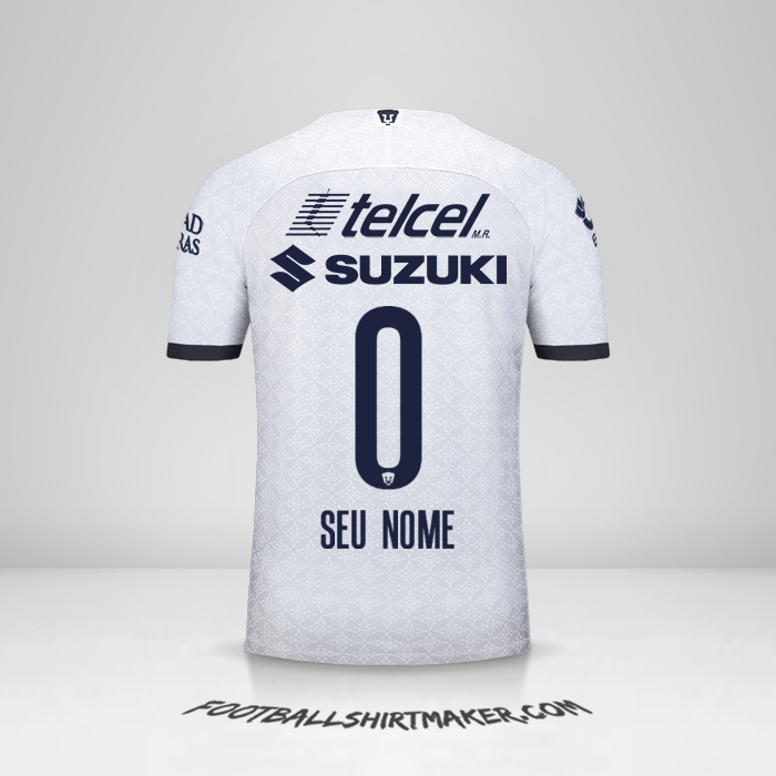 Camisa Pumas UNAM 2019/20 -  seu nome - 0