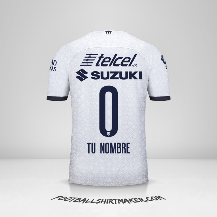 Camiseta Pumas UNAM 2019/20 -  tu nombre - 0