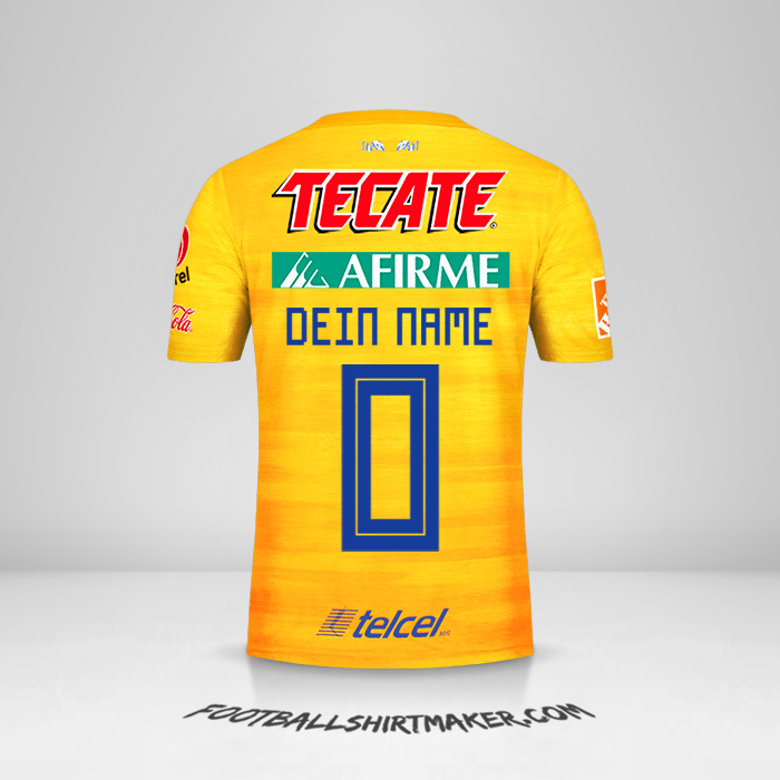 Trikot Tigres UANL 2019/20 -  dein name - 0