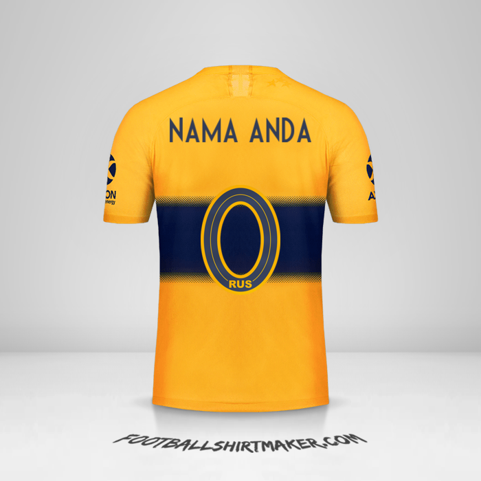 Jersey Boca Juniors 2019/20 II -  nama anda - 0