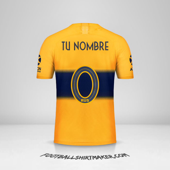 Jersey Boca Juniors 2019/20 II -  tu nombre - 0