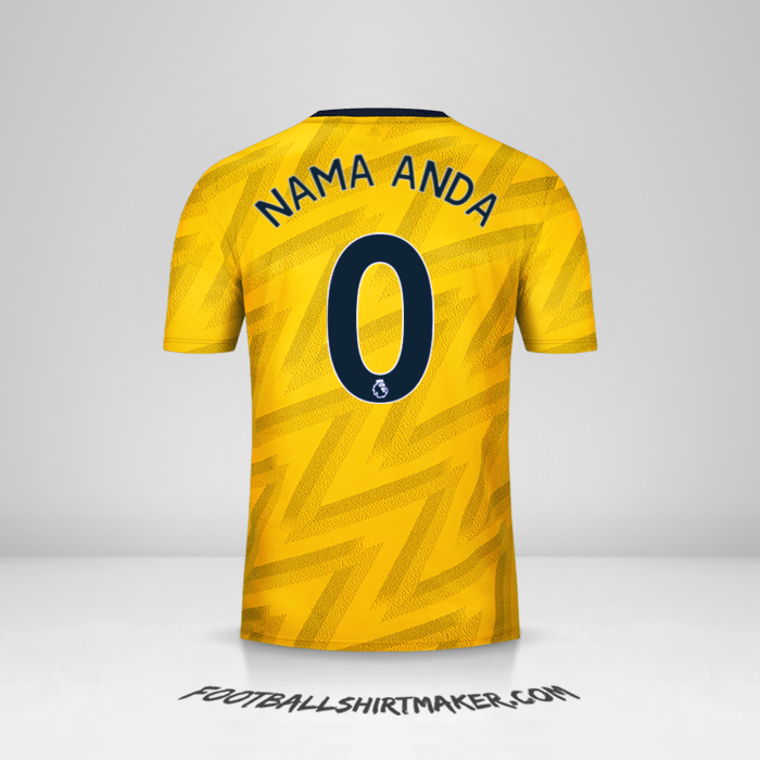 Jersey Arsenal 2019/20 II -  nama anda - 0