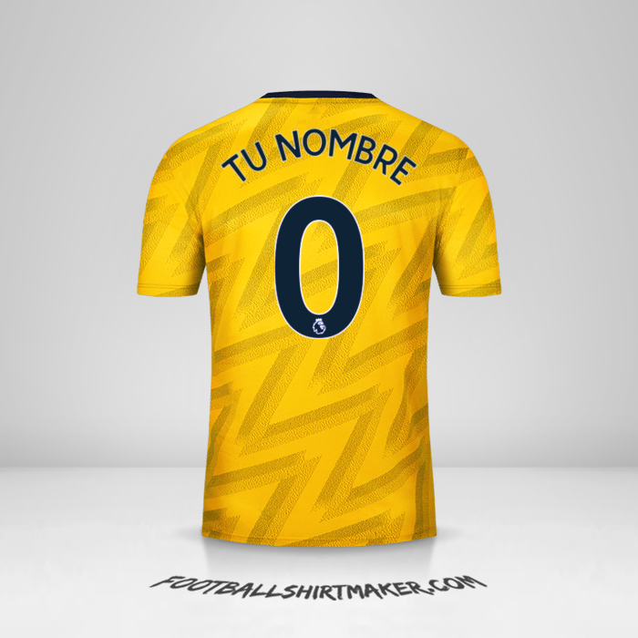 Jersey Arsenal 2019/20 II -  tu nombre - 0