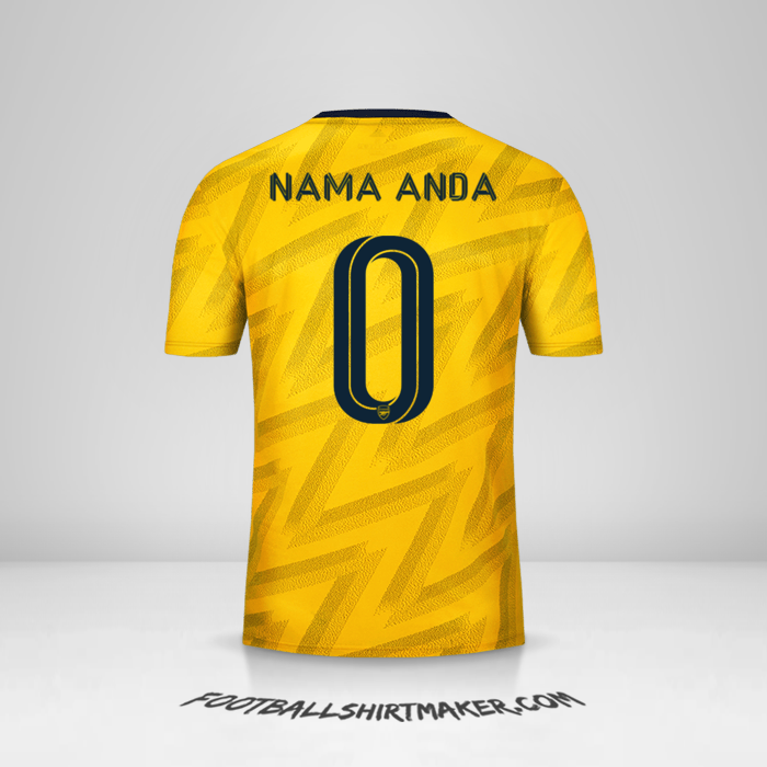 Jersey Arsenal 2019/20 Cup II -  nama anda - 0