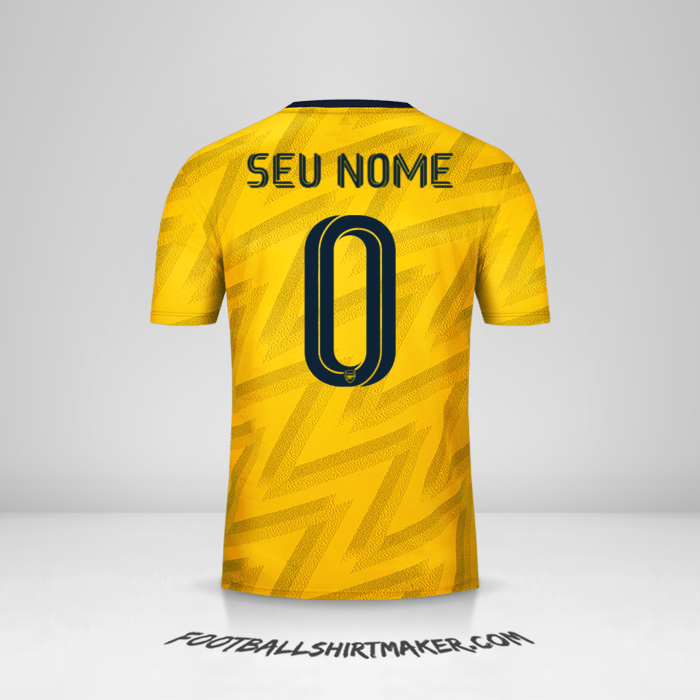 Camisa Arsenal 2019/20 Cup II -  seu nome - 0