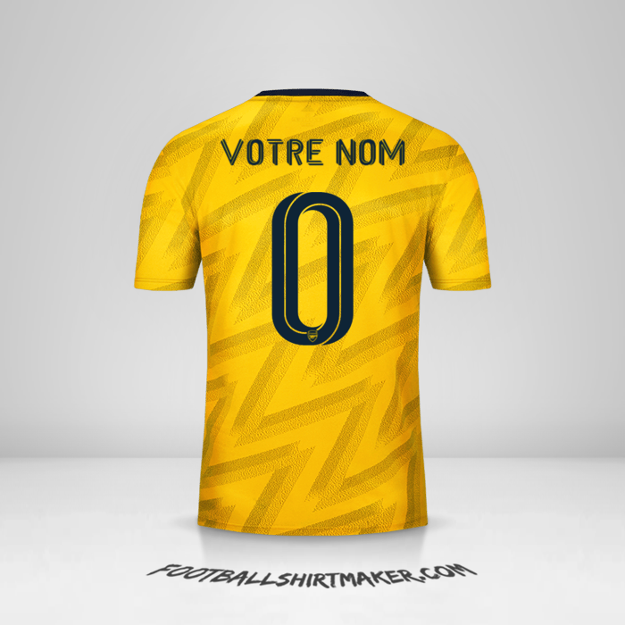 Maillot Arsenal 2019/20 Cup II -  votre nom - 0