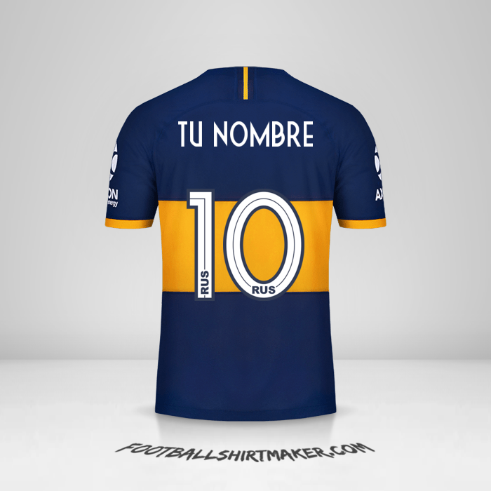 Camiseta Boca Juniors 2019 20. Crear con tu Nombre y Numero