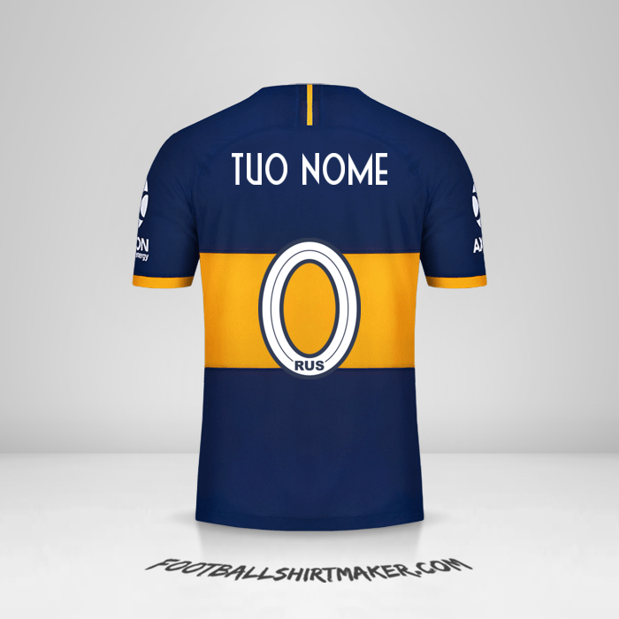 Maglia Boca Juniors 2019/20 -  tuo nome - 0