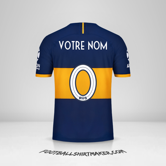 Maillot Boca Juniors 2019/20 -  votre nom - 0